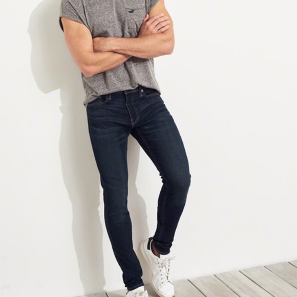 hollister super skinny advanced stretch jeans